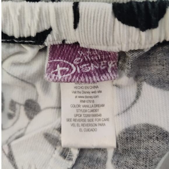 Wonderful World of Disney Mickey Pajama pants all over print micro corduroy VTG - Picture 4 of 9